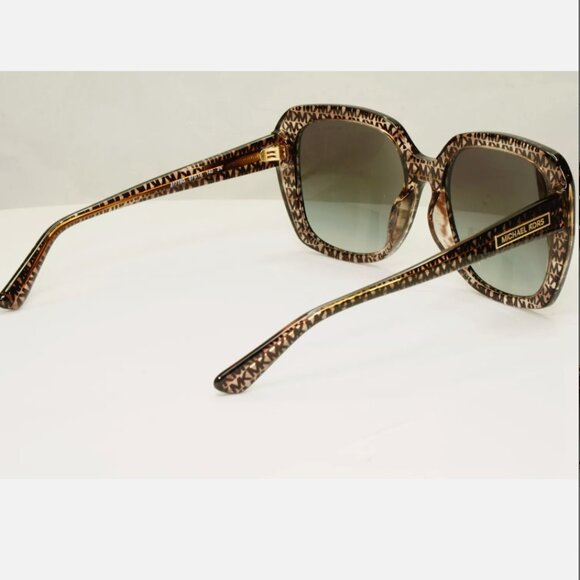 MK Michael Kors Logo Print Brown Sunglasses - Picture 6 of 8